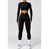 Женский спортивный комплект Leggings + Crop top model 55